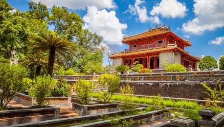 Padiglione Minh Lau presso la tomba dell'imperatore di Minh Mang a Hue