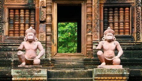 Banteay Srei temple, Siem Reap complex, Cambodia