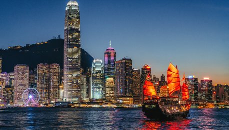 Simphony of Light  a bordo dell'Aqualuna - Hong Kong