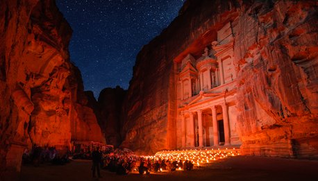 Petra by night - Jordan Tourism Board 